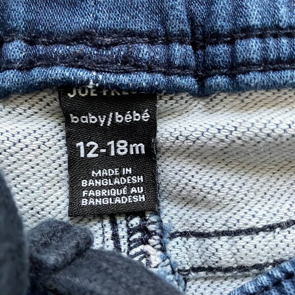Joe Fresh Baby Pants Size 12-18M | Blue Denim GUC - Picture 3 of 13